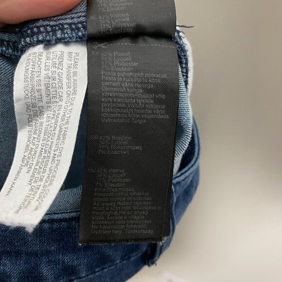 Long Tall Sally Skinny Jeans 33" Inseam Dark Wash Womens 14 - Picture 5 of 7